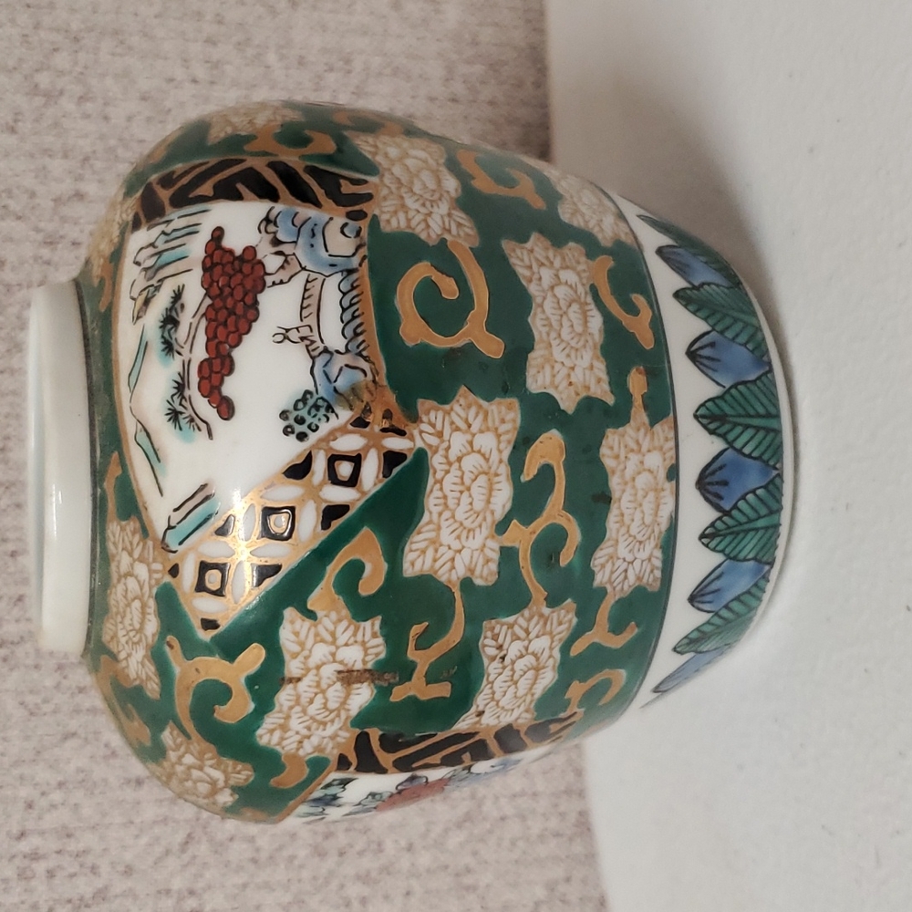 Gold Imari Hand Painted Vase